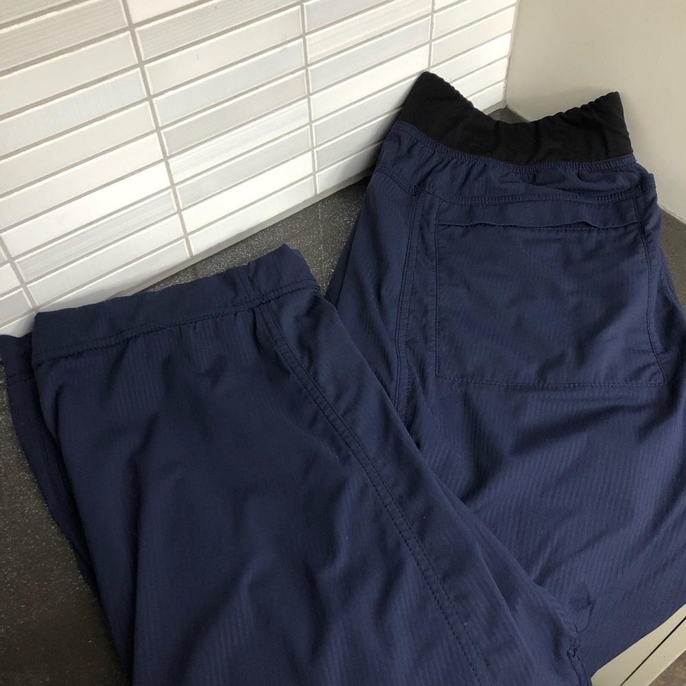Lululemon men’s navy track pants (hemmed)